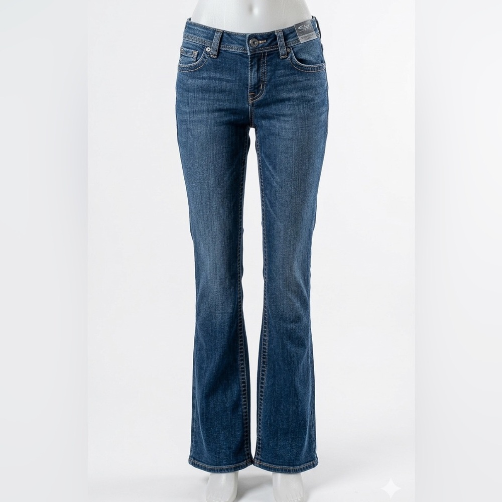 Silver Jeans Suki Surplus Bootcut Mid Rise Dark Wash Denim Women’s 27/34